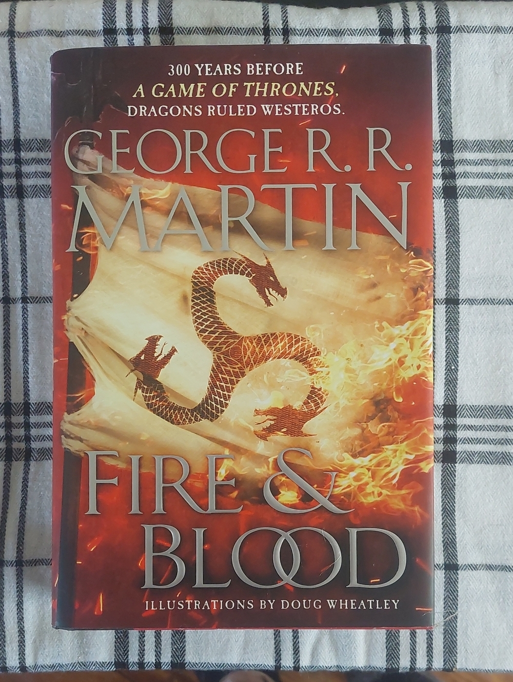 George R.R. Martin - Fire & Blood (Dragon Cover) - Red and Gold